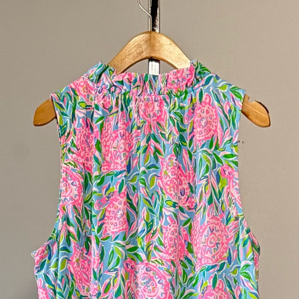 Lilly Pulitzer XL Malone Maxi Dress Turtley In Love May 2024 - Picture 10 of 15